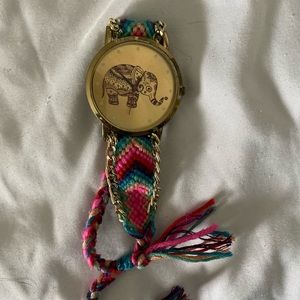 Elephant multicolored watch